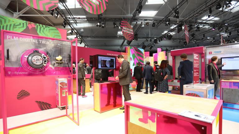 Technischer Messeauftritt Telekom HMI 2019